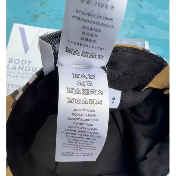 SOLD Burberry London Women's Beige Nova Check & TB Logo Baseball Cap Size M - Picture 11 of 13